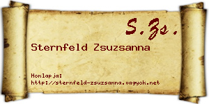 Sternfeld Zsuzsanna névjegykártya